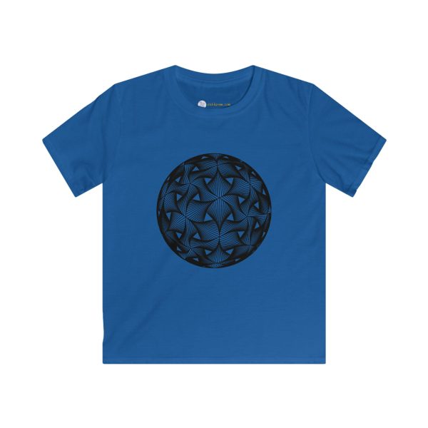 Kids Softstyle Tee: Diatom Black - Image 5
