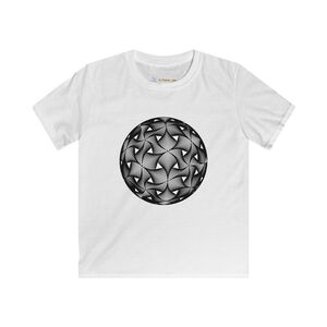 Kids Softstyle Tee: Diatom Black