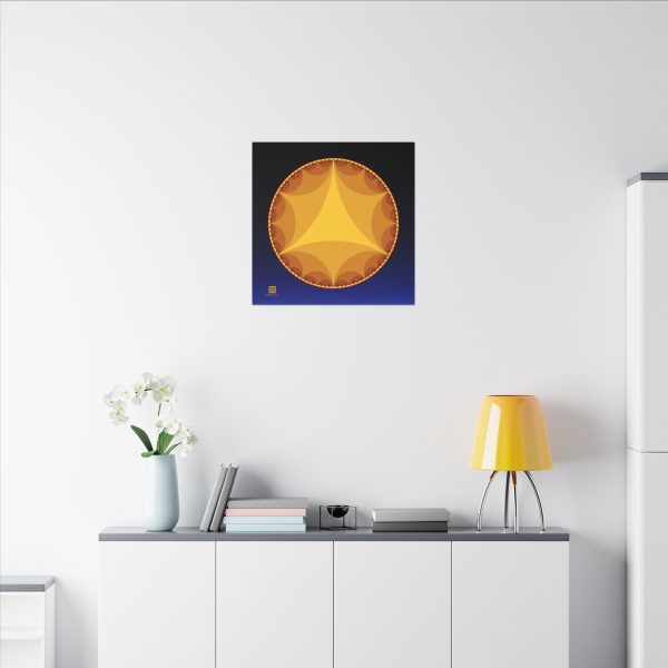 Canvas: Ideal Triangles Sunset - Image 3