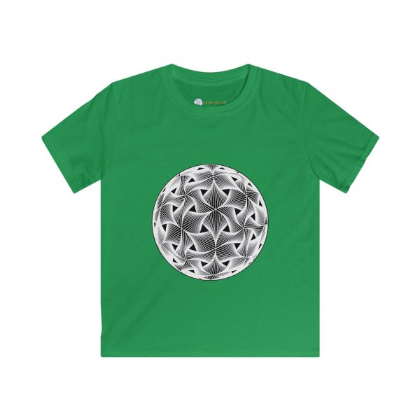 Kids Softstyle Tee: Diatom White - Image 3