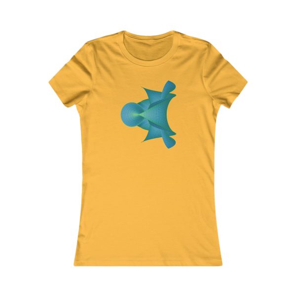 Women's Favorite Tee: Kuen's Surface Aqua - Image 2