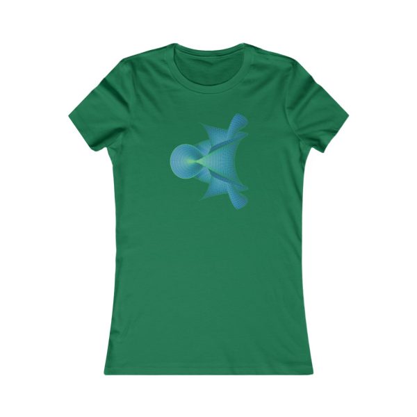 Women's Favorite Tee: Kuen's Surface Aqua - Image 3
