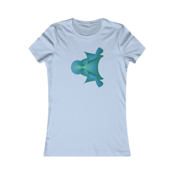 Women's Favorite Tee: Kuen's Surface Aqua - Image 4
