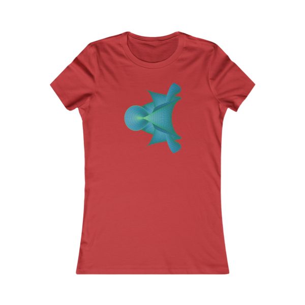 Women's Favorite Tee: Kuen's Surface Aqua - Image 5