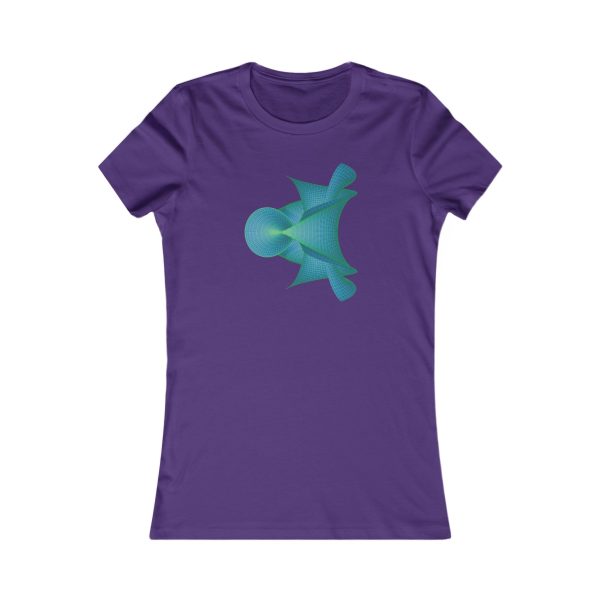 Women's Favorite Tee: Kuen's Surface Aqua - Image 10