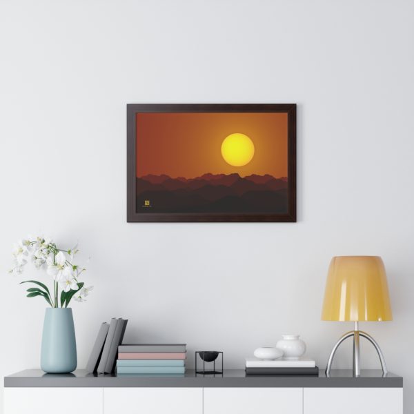 Framed Poster: Nowhere-Differentiable Sun - Image 5