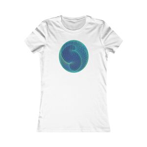 Women's Favorite Tee: Ellipsoid Geodesics Phosphor