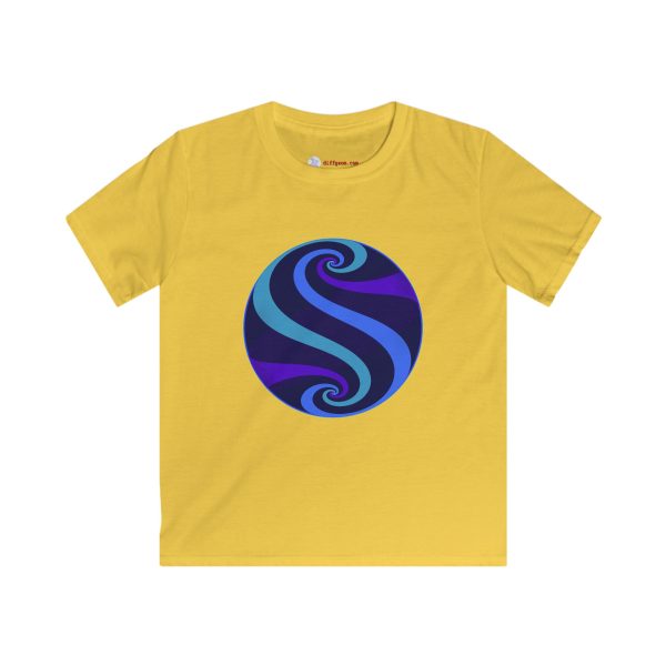 Kids Softstyle Tee: Swirl Twilight - Image 2