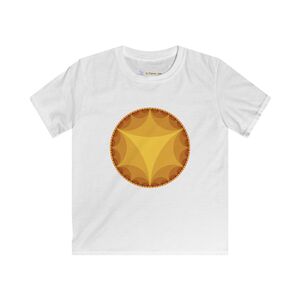Kids Softstyle Tee: Ideal Triangles Warm