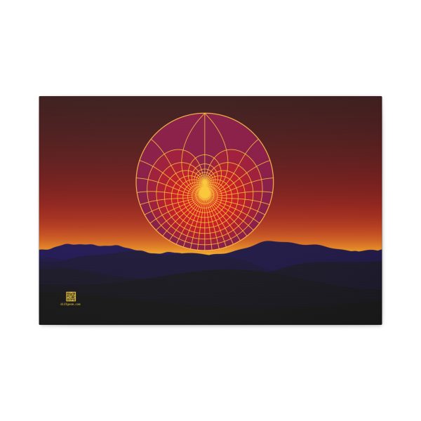 Large Canvas (1.25in): Lotus Sunset