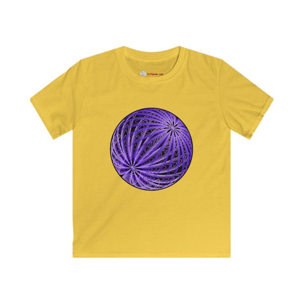 Kids Softstyle Tee: Dipole Fluoresce - Image 2