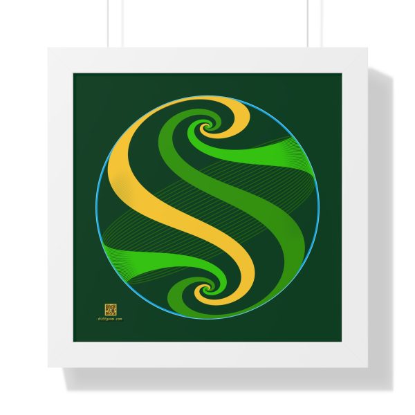 Framed Poster: Swirl Pond - Image 3