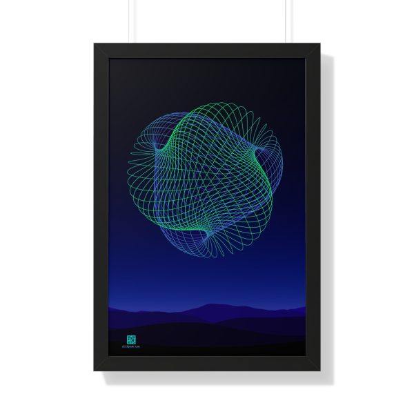 Framed Poster: Luminography Phosphor