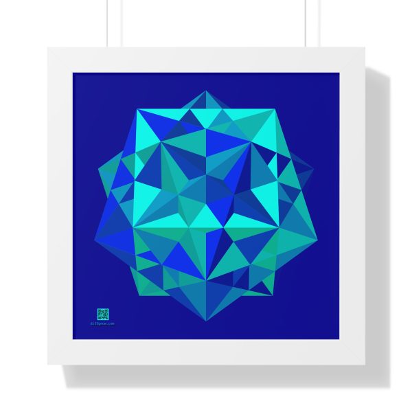 Framed Poster: Five Cubes Ocean - Image 3