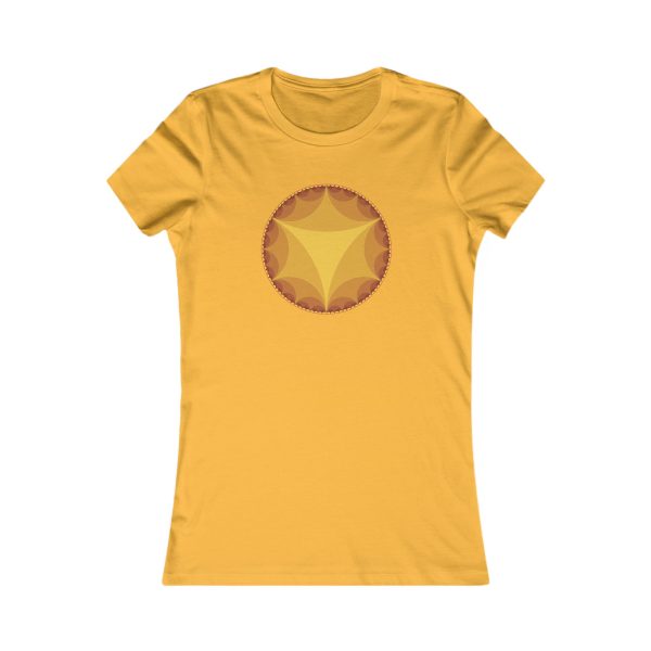Women's Favorite Tee: Ideal Triangles Warm - Image 2