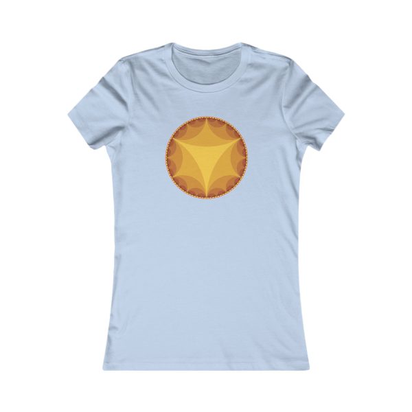Women's Favorite Tee: Ideal Triangles Warm - Image 4