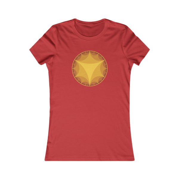Women's Favorite Tee: Ideal Triangles Warm - Image 5