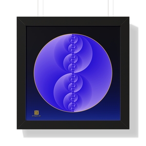 Framed Poster: Binary Medallion Cirrus