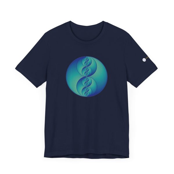 Unisex Tee: Binary Medallion Phosphor - Image 9