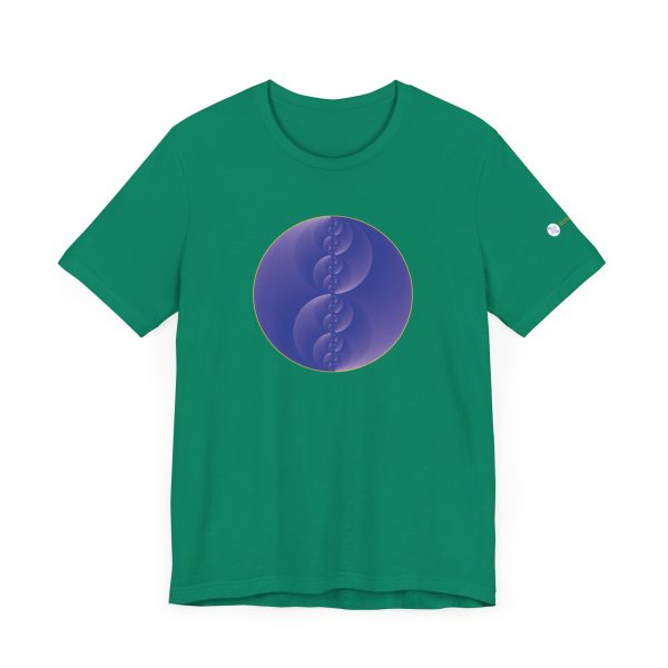 Unisex Tee: Binary Medallion Cirrus - Image 4
