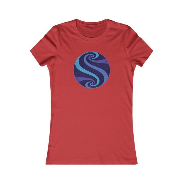 Women's Favorite Tee: Swirl Twilight - Image 5