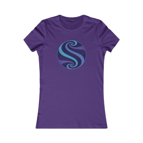 Women's Favorite Tee: Swirl Twilight - Image 10