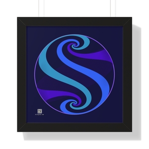 Framed Poster: Swirl Twilight