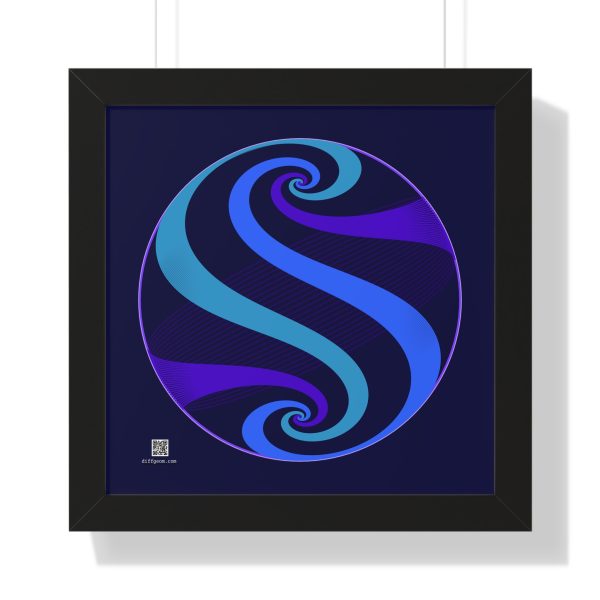 Framed Poster: Swirl Twilight