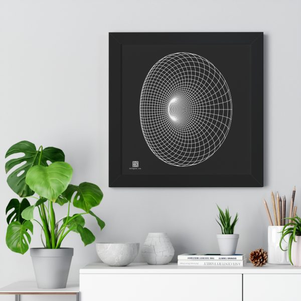 Framed Poster: Cyclide White - Image 2
