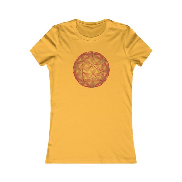 Women's Favorite Tee: Diatom Red - Image 2