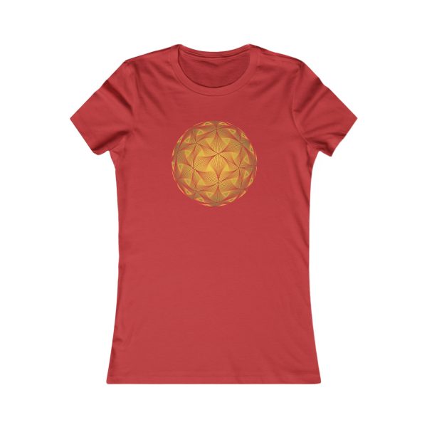 Women's Favorite Tee: Diatom Red - Image 5