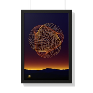 Framed Poster: Luminography Forge