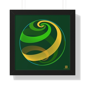 Framed Poster: Loxodromes Pond