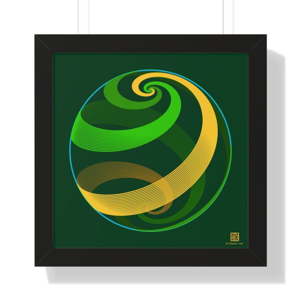 Framed Poster: Loxodromes Pond