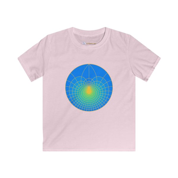 Kids Softstyle Tee: Lotus Sky - Image 6