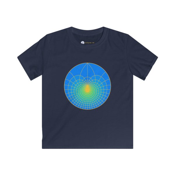 Kids Softstyle Tee: Lotus Sky - Image 9