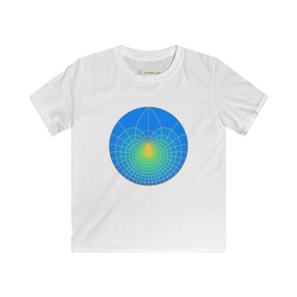 Kids Softstyle Tee: Lotus Sky