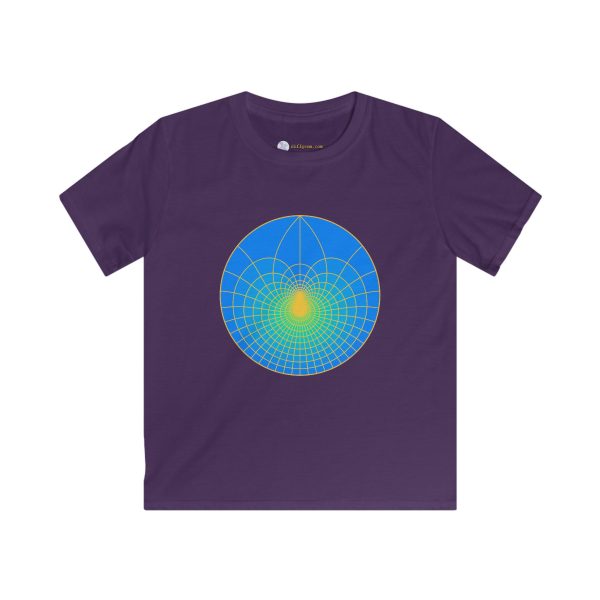 Kids Softstyle Tee: Lotus Sky - Image 10