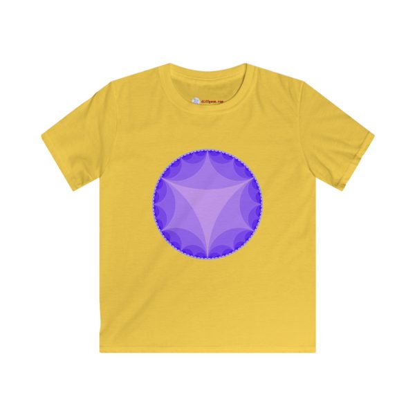 Kids Softstyle Tee: Ideal Triangles Cool - Image 2
