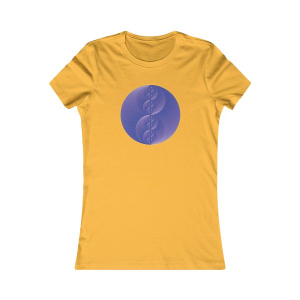 Women's Favorite Tee: Binary Medallion Cirrus - Image 2