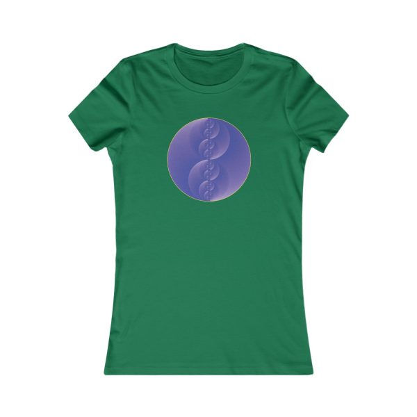 Women's Favorite Tee: Binary Medallion Cirrus - Image 3