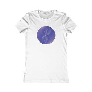 Women's Favorite Tee: Binary Medallion Cirrus