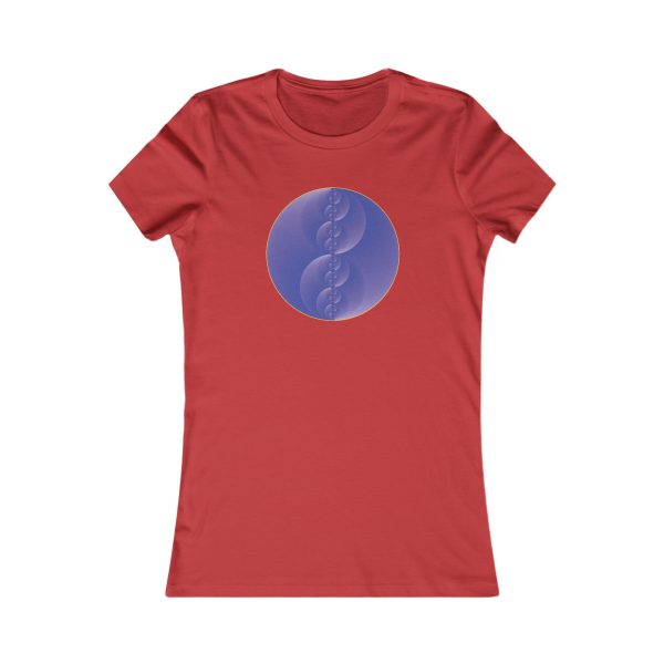 Women's Favorite Tee: Binary Medallion Cirrus - Image 5