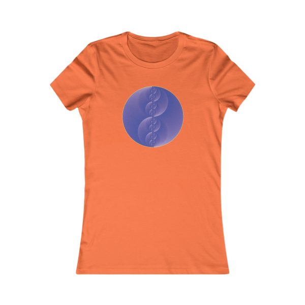 Women's Favorite Tee: Binary Medallion Cirrus - Image 6