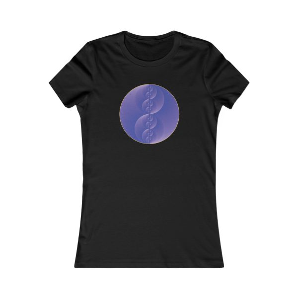 Women's Favorite Tee: Binary Medallion Cirrus - Image 7