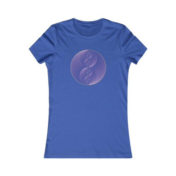 Women's Favorite Tee: Binary Medallion Cirrus - Image 8