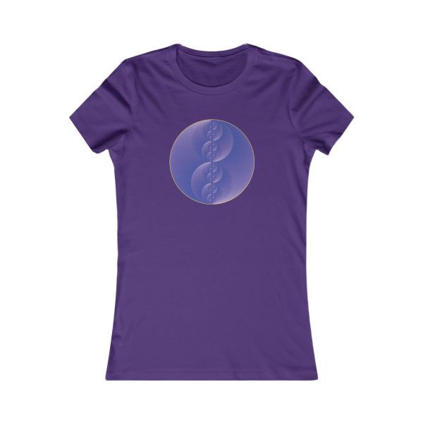 Women's Favorite Tee: Binary Medallion Cirrus - Image 10