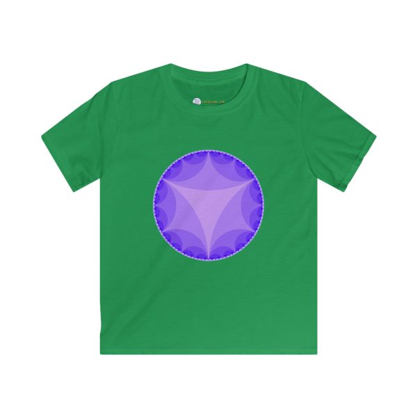 Kids Softstyle Tee: Ideal Triangles Cool - Image 3