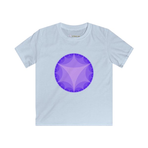 Kids Softstyle Tee: Ideal Triangles Cool - Image 4