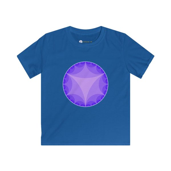 Kids Softstyle Tee: Ideal Triangles Cool - Image 5